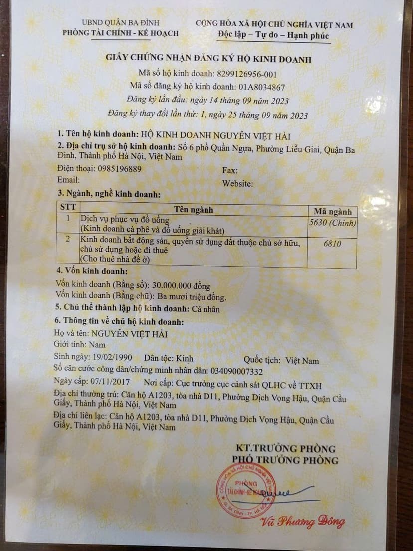 Bán nhà khu vực Thanh xuân